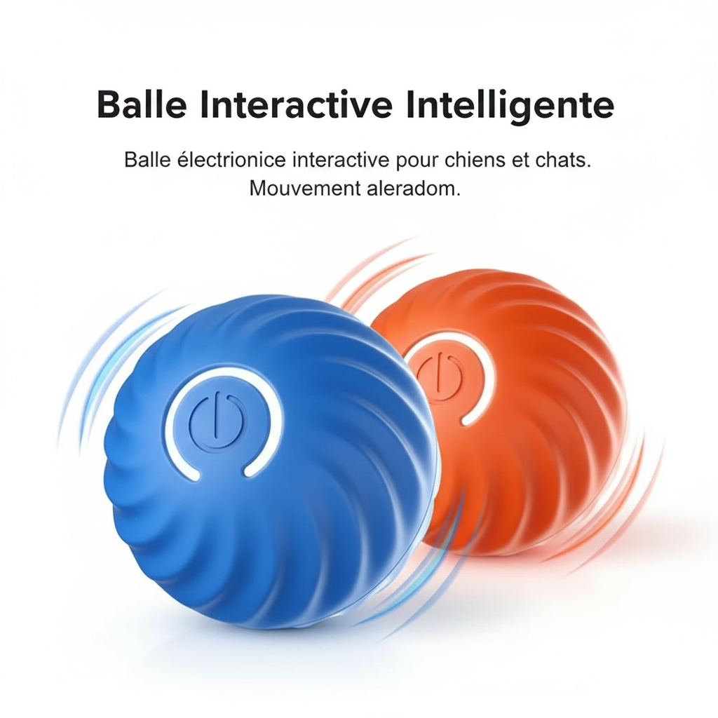 Smart Dog Toys Ball Electronic Interactive Pet Toy Moving Ball USB Automatic Moving Bouncing for Puppy Birthday gift Cat Product