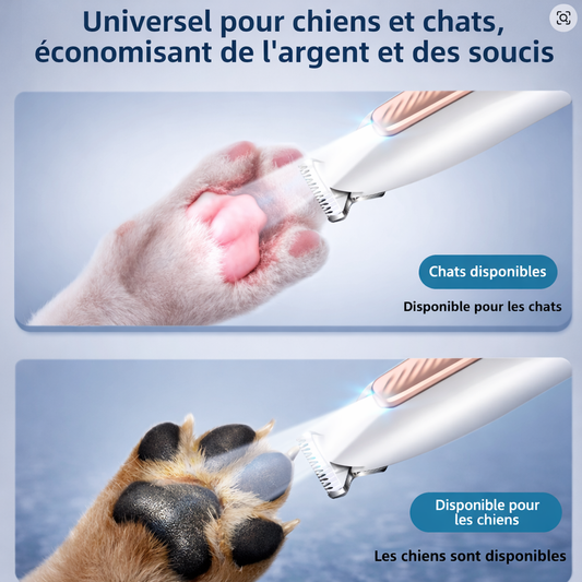 Rasoir électrique intelligent et étanche pour animaux de compagnie